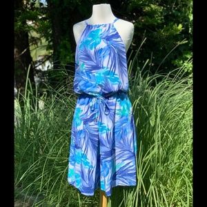 RALPH LAUREN NWT BLUE PALM JUMPSUIT PLAYSUIT